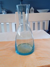 Aqua Blue Glass Bottle/Vase