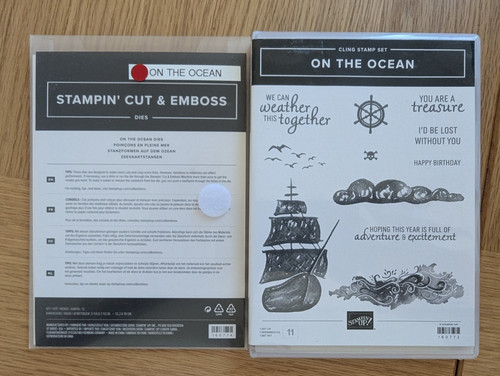 Stampin used on the - on,