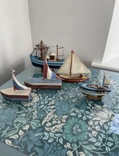 Vintage Wooden Model Boats –