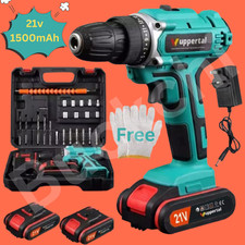 2 Battery Cordless Drill 21V