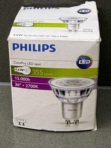 Phillips corepro led spot gu10 - phillips,