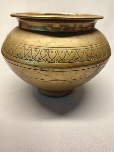 Copper brass planter - a,