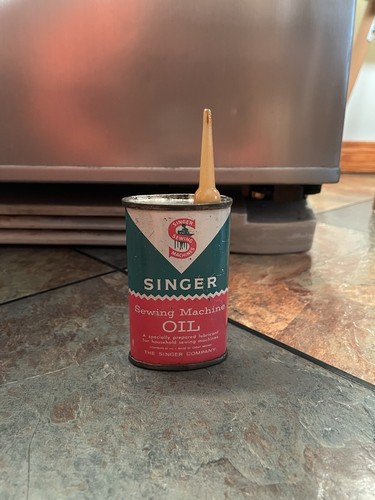 Old singer oil can - singer,