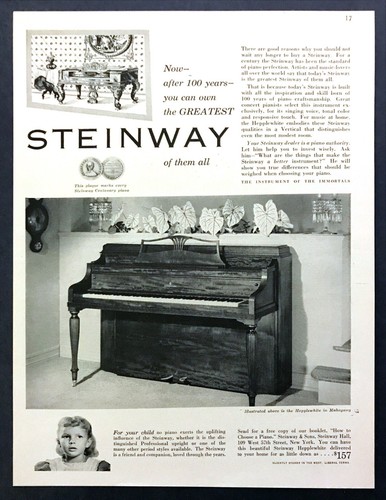 1954 steinway mahogany - steinway,