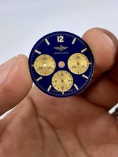 Genuine BREITLING Callisto Chronograph 80520 Lemania 1873 Tritium blue dial