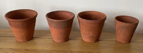 Vintage hand thrown terracotta - hand,
