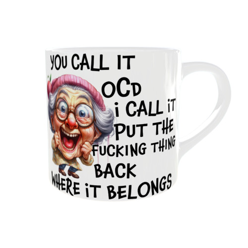 Ocd funny mug - mug,