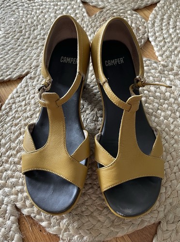 Vintage camper sandals ochre - vintage,