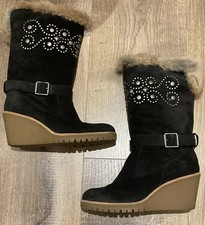 BOHO ASH BOOTS BLACK SUEDE