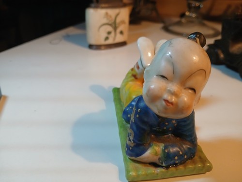 Vintage cermaic boy - vintage, on