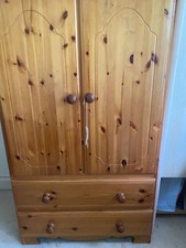 Solid Pine Double Wardrobe 2