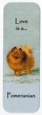 POMERANIAN DOG BEAUTIFUL DOG BOOKMARK SAME IMAGE BOTH SIDES GREAT GIFT