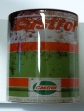 Castrol Oil Can Inspired Retro
