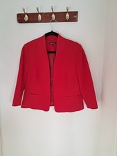Red, Cropped Jacket Bolero