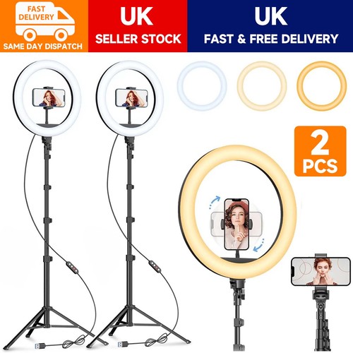 Led ring light with - light,