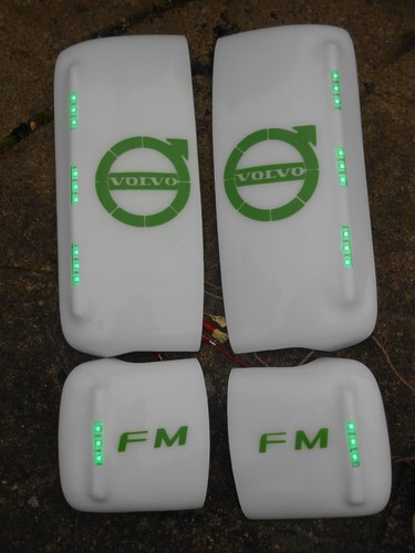Volvo truck mirror covers - truck,