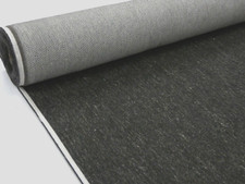 LAURA ASHLEY HARLEY PLAIN CHARCOAL Woven Upholstery Fabric