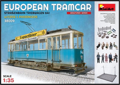 European tram model kit - european,