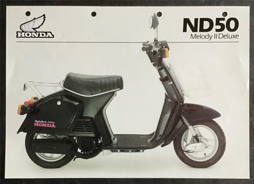 Honda nd50 melody - melody, deluxe