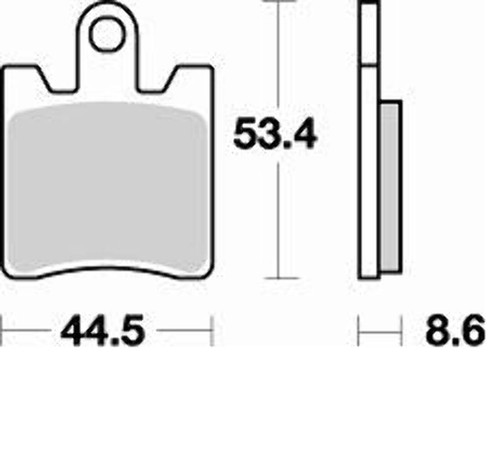 P30830 brake pads - pads, piece