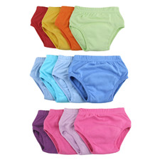 Bright Bots 4PK Washable Potty Training Pants Reusable Pull up Pants Various