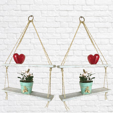 Hanging rope shelves shabby - hanging,