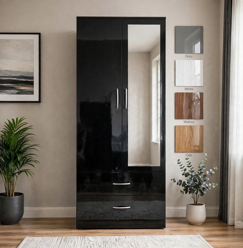 Fully assembled modern door - assembled,