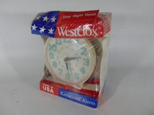 Westclox Alarm Clock Unused New Old Stock NOS Rare Find Still Sealed Wind Up