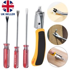 4PCS Upholstery Staple Remover Tack Lifter Tool Set Heavy Duty Nail Puller Tools