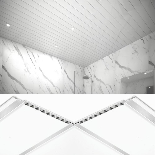 Bathroom ceiling cladding - bathroom,