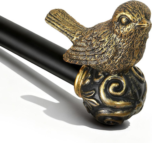 Brass bird curtain poles for - curtain,