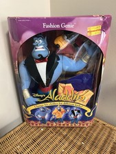 Vintage 1993 Mattel Disney Aladdin Fashion Genie Doll Goofy Hat in Box 12” NEW