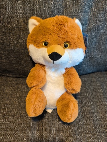 Brown fox plushie - brown,