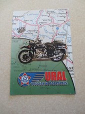 Ural motorcycle range brochure