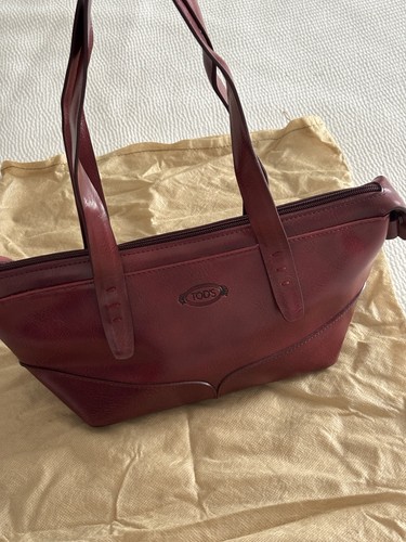 Tod red burgundy - red, leather