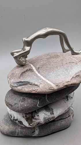 Art deco pewter - art,