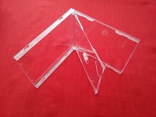 10 Double CD Jewel Case 10.4mm Spine with Clear Tray New Empty Replacement Cover