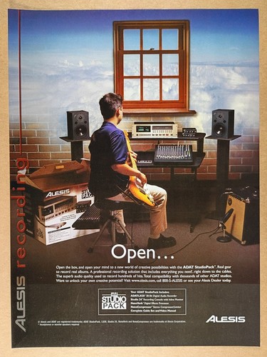 1999 alesis adat lx20 - 1999, studio
