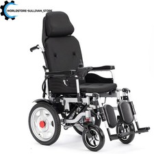 Folding Reclining Electric Power Wheelchair Adult Mobility Aid Motorized 330lb
