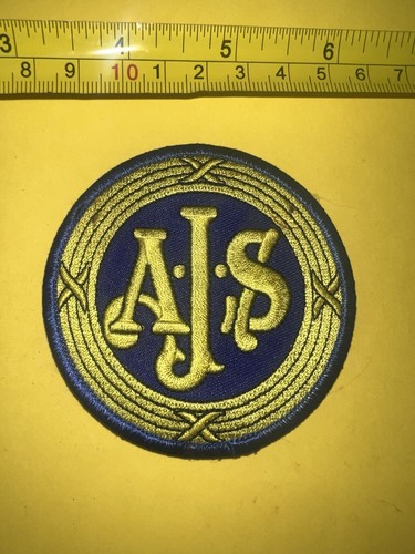 Ajs motorcycles embroidered - ajs,
