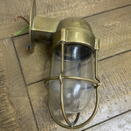 Vintage swan neck brass - neck, sconce