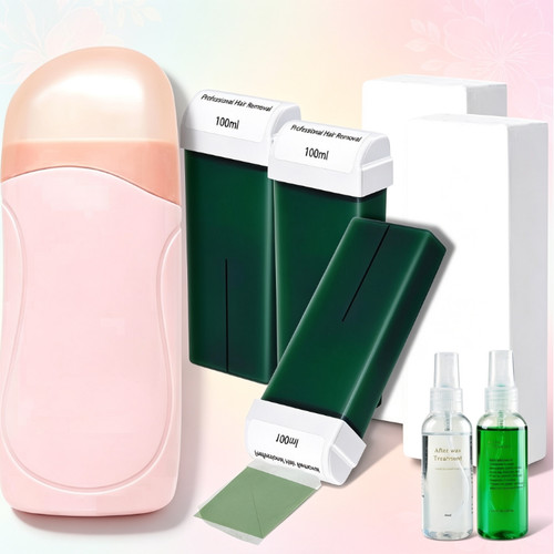 Muhaj roll waxing kit for - roll-on,