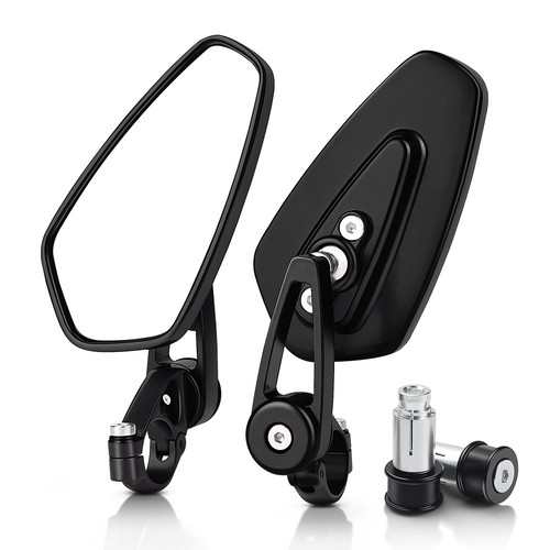 Motorcycle bar end mirrors - motorcycle,