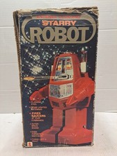 Vintage Starry Robot - White