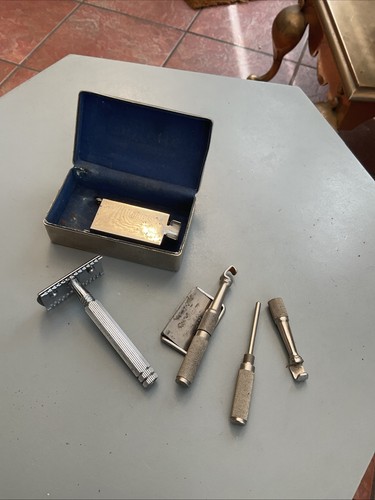 Vintage safety shaving razor - vintage,