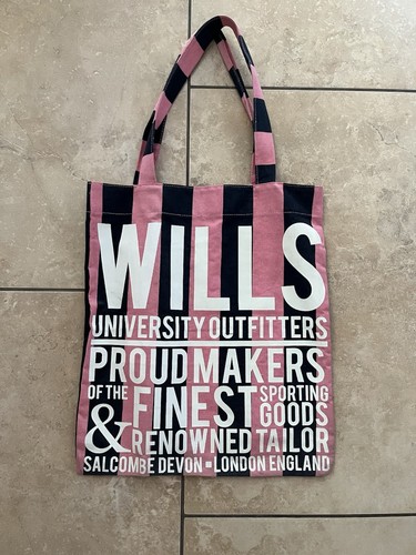 Jack wills striped canvas tote - canvas,