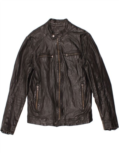 Edgy womens bomber leather - be,