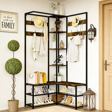 Reversible Entryway Hall Tree
