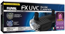 Fluval FX UVC In-Line Water Clarifier Novelty! For up to 1500litres! 6 watts only!!