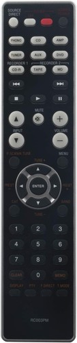 Rc003pm replaced remote fit - rc003pm,